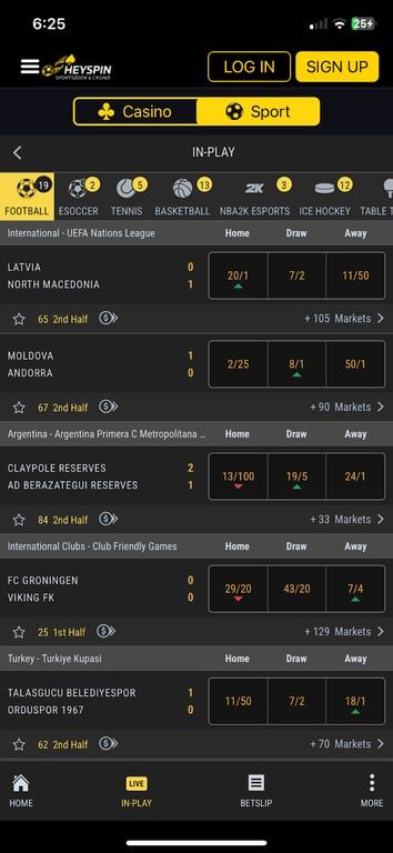 HeySpin bookmaker review: Everything you need to know