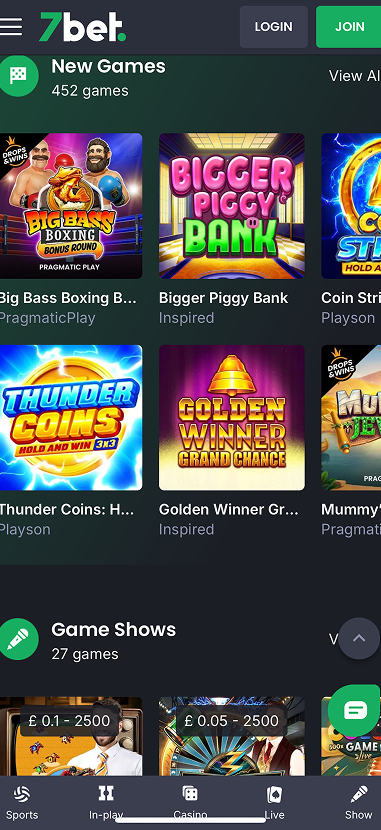 7bet gallery image 4