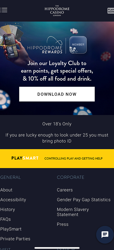 The Hippodrome Online Casino gallery image 5