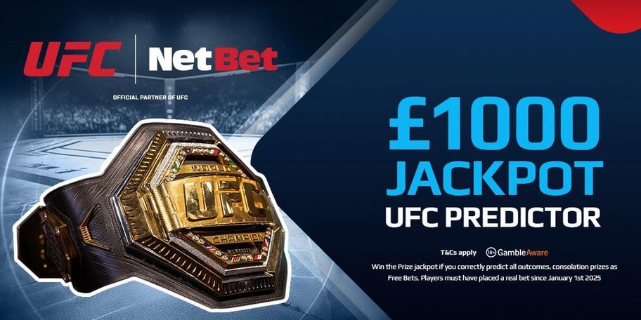 Bettors can win £1k with NetBet’s free UFC Predictor game