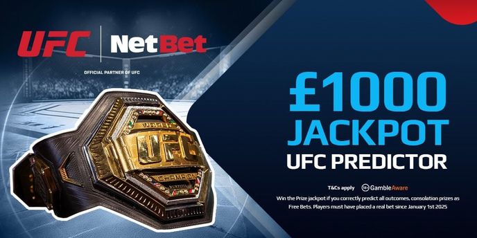 Bettors can win £1k with NetBet’s free UFC Predictor game
