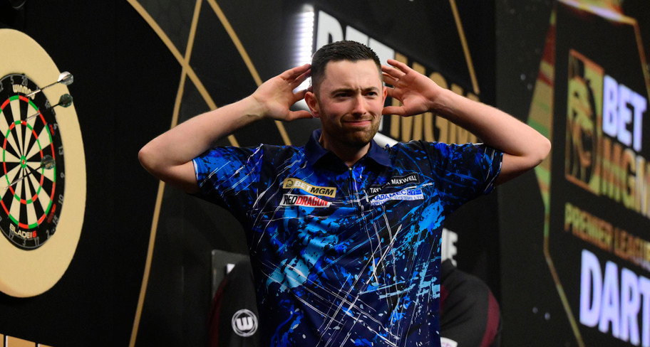 IMAGO PDC ranked world number one Luke Humphries is good value to win the World Grand Prix
