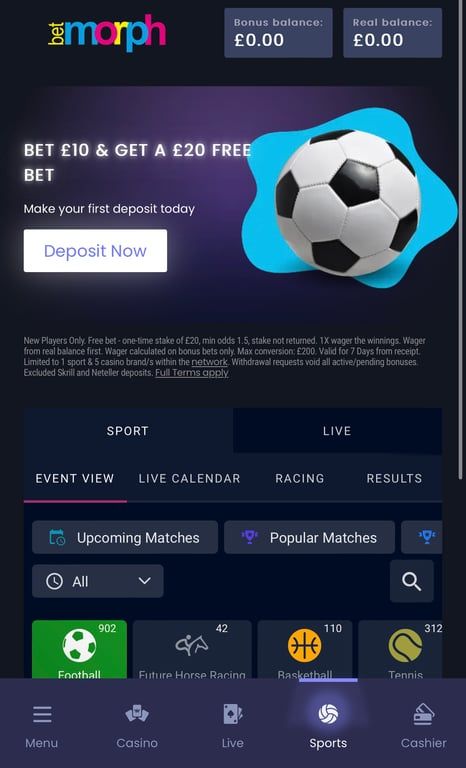 Betmorph bookmaker review: Everything you need to know