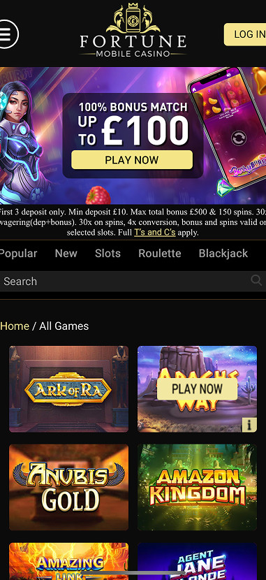 Fortune Mobile Casino gallery image 6