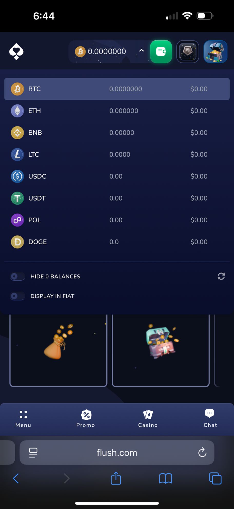 Flush.com casino review | Bonuses, games, and payment methods