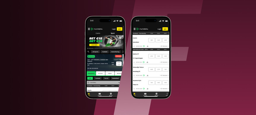 Myriad Play bookmaker review