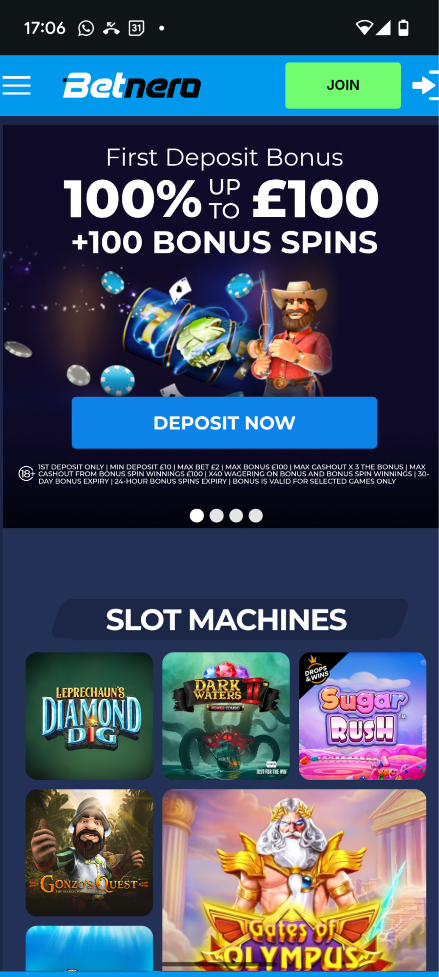 Betnero casino review | £100 & 100 free spins bonus | FIRST