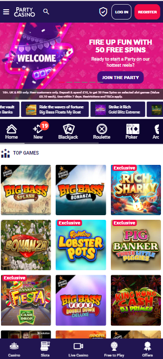 PartyCasino - Everything you need to know