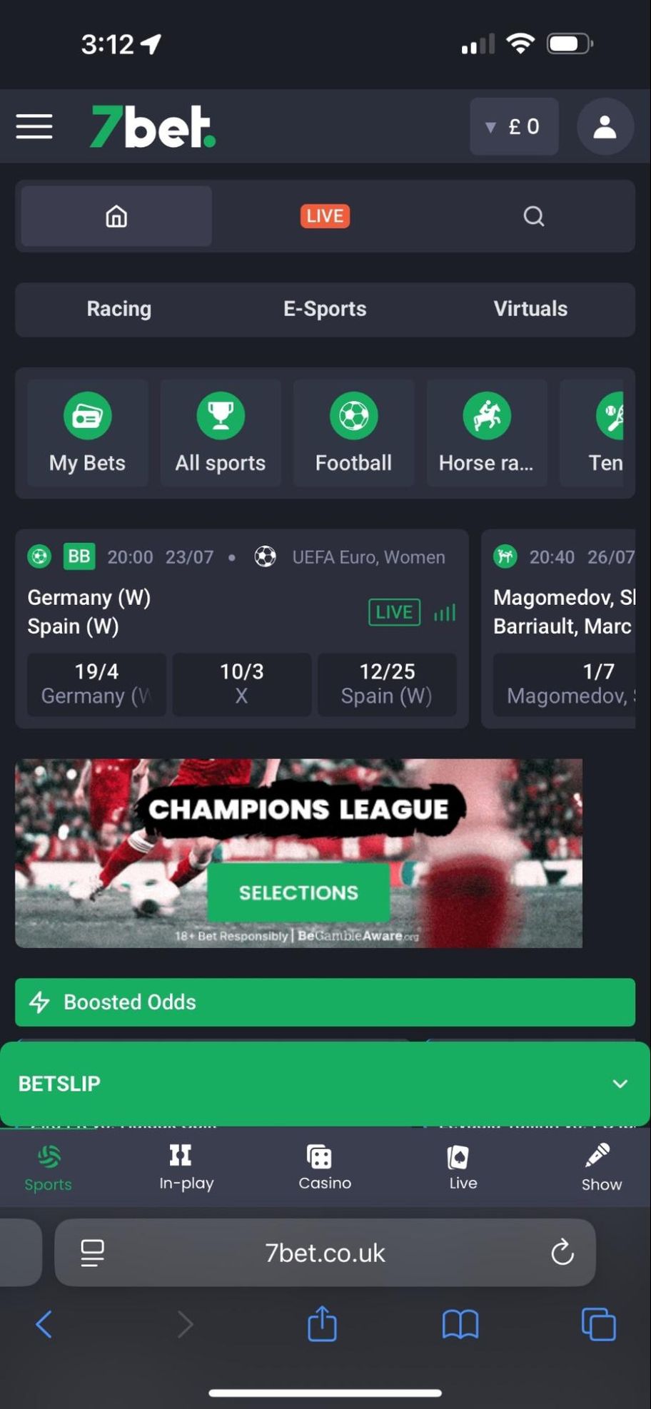 7bet bookmaker review: Everything you need to know