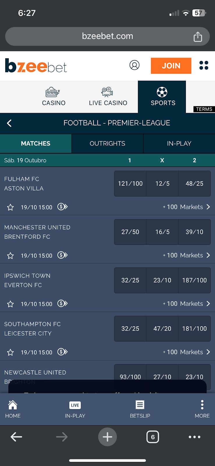 Bzeebet bookmaker review: Everything you need to know