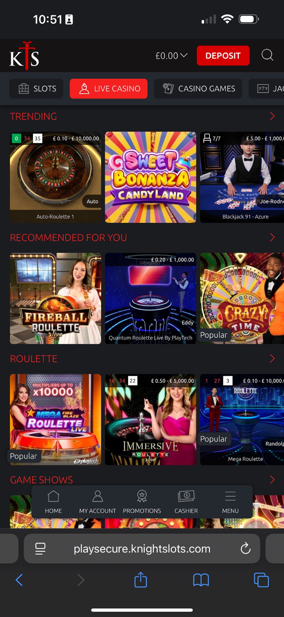 Knightslots casino review | £50 & 50 free spins bonus | FIRST