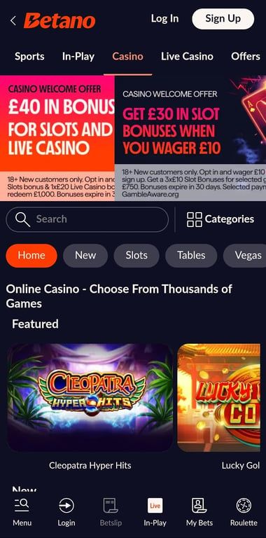Betano casino review UK | 100% up to £200 + 100 free spins