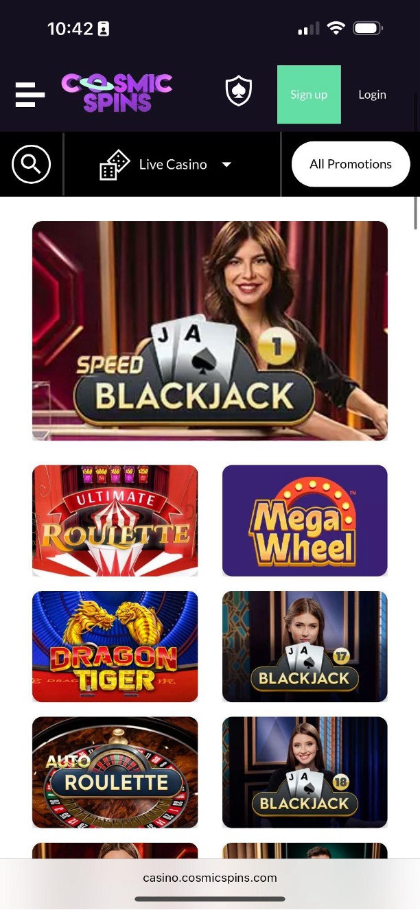 Cosmic Spins Review Casino and Offers