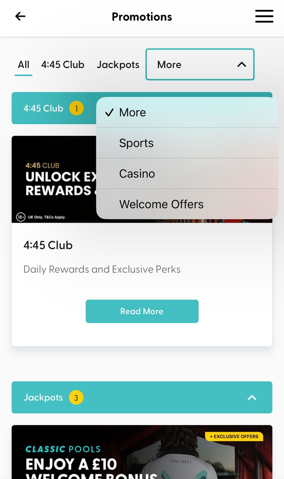 The Pools casino review | Deposit and bet £10 to get 100 free spins