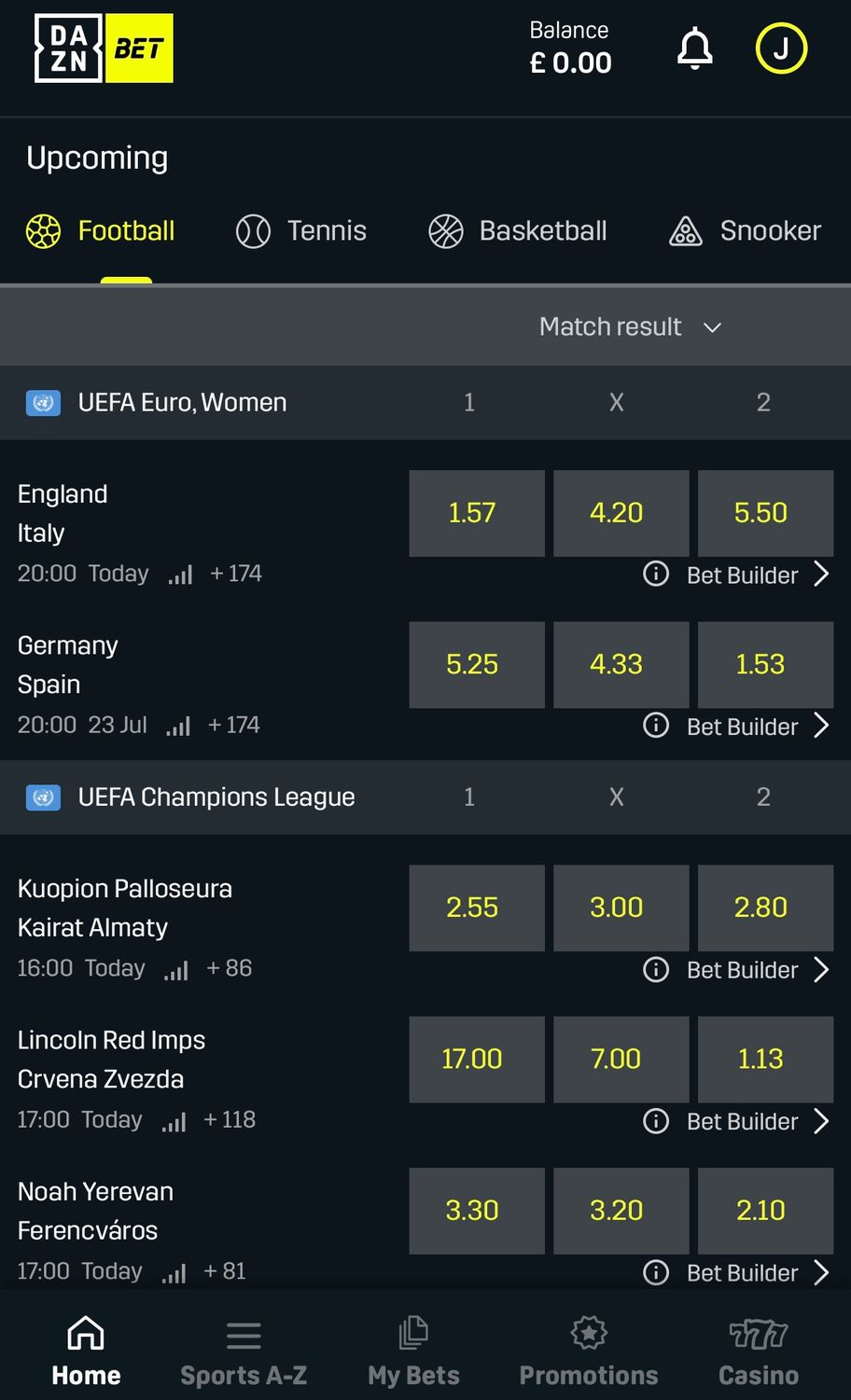 DAZNbet bookmaker review: Everything you need to know