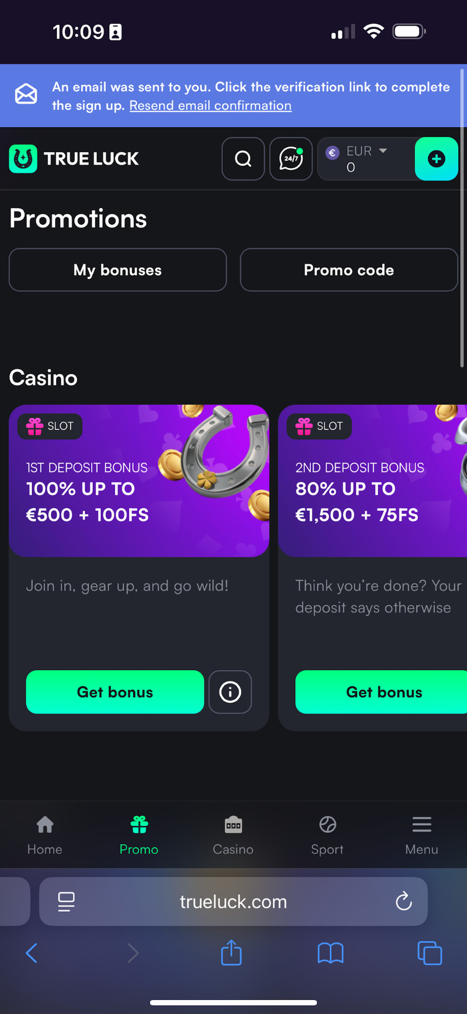 TrueLuck Casino review | £4,000 & 175 free spins | FIRST