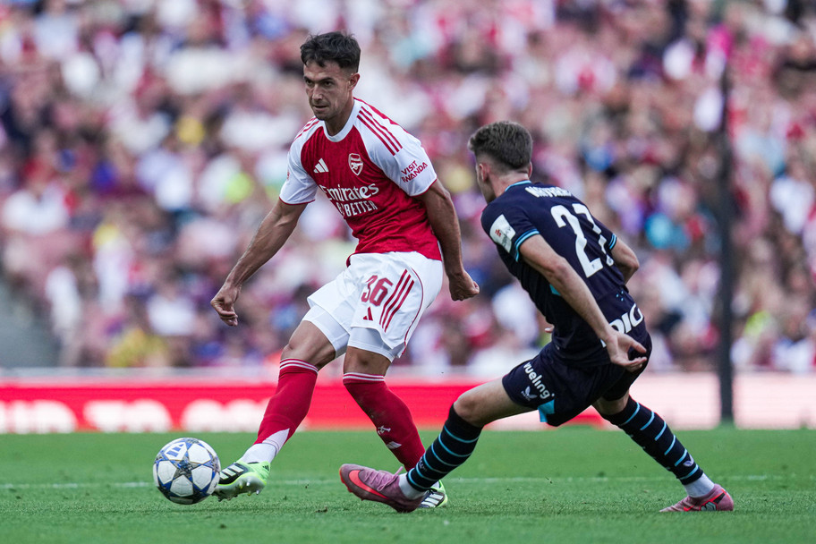 IMAGO Arsenal's Martin Zubimendi hoping to be the dictator in the midfield against Athletic Club.