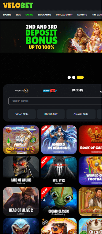 Velobet Casino Review | Get Your Giant Welcome Casino Package