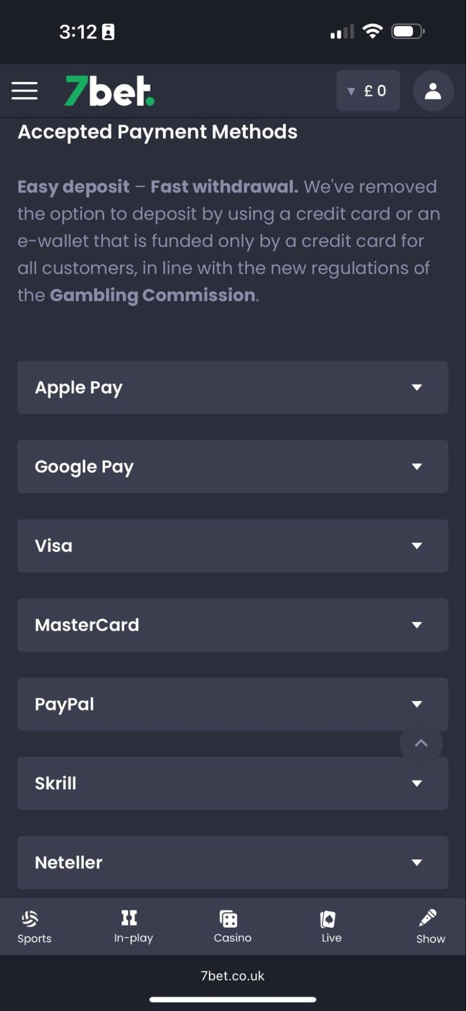 7bet bookmaker review: Everything you need to know