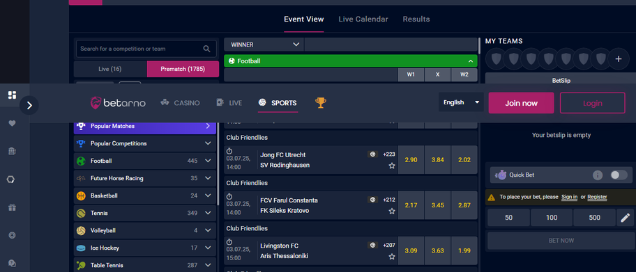 Betarno bookmaker review: Everything you need to know