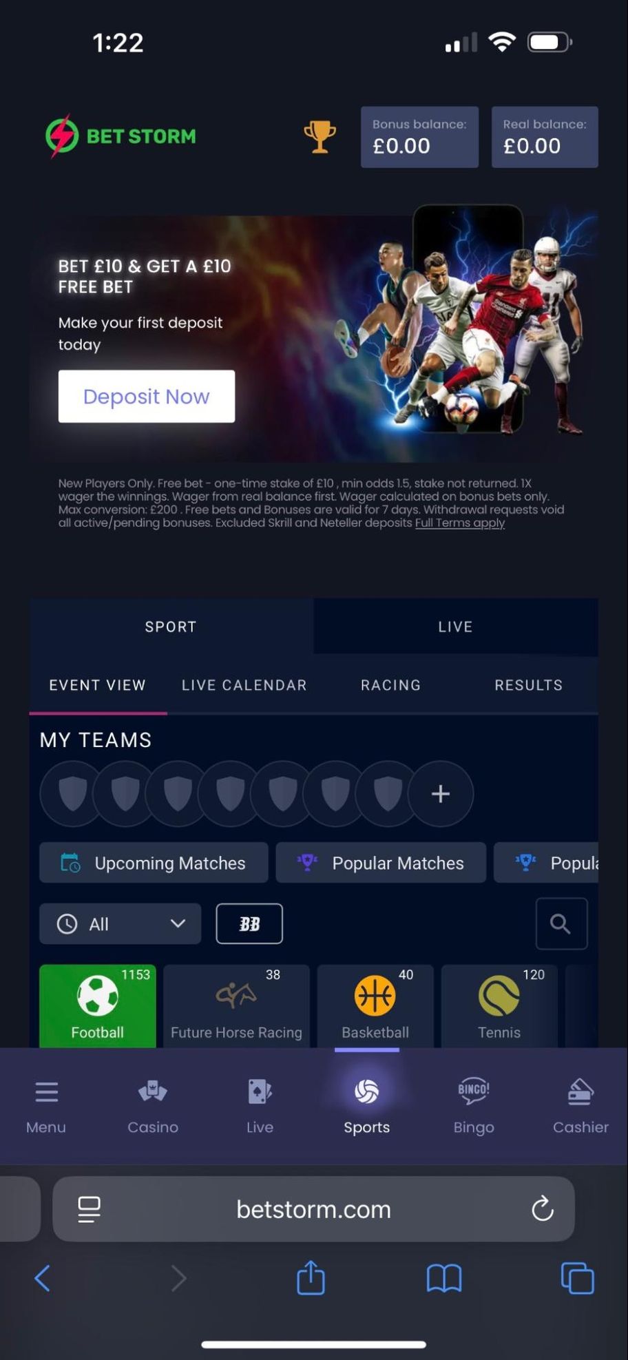 BetStorm bookmaker review: Everything you need to know