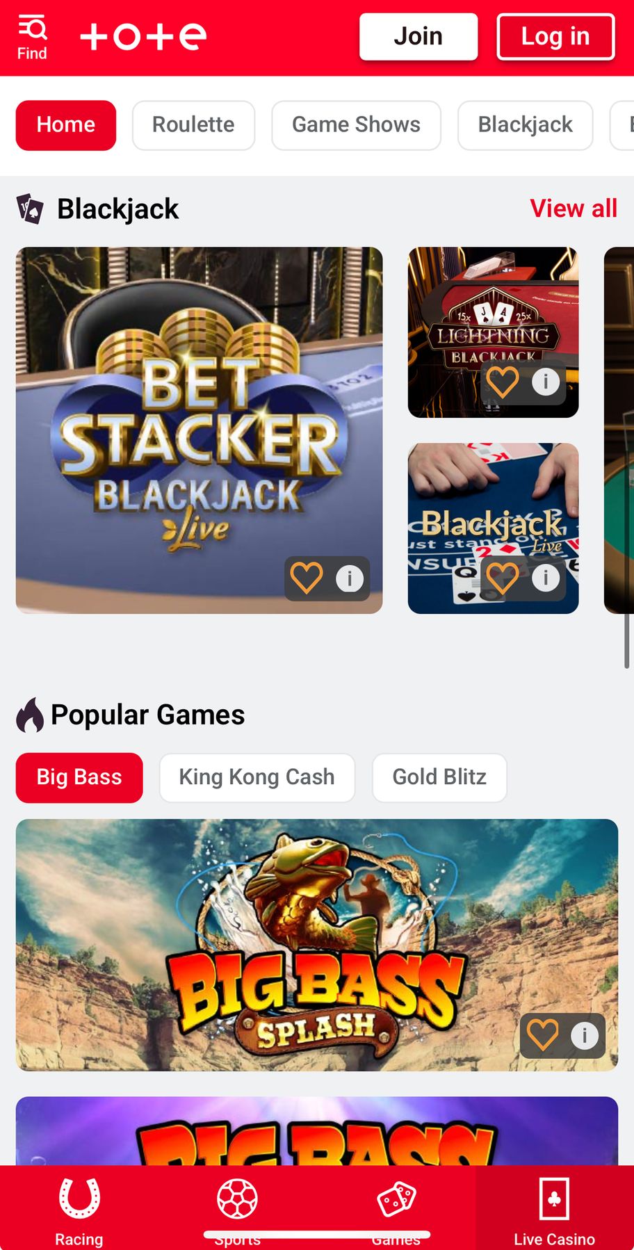Tote casino review | 200 free spins when you stake £10 on slots