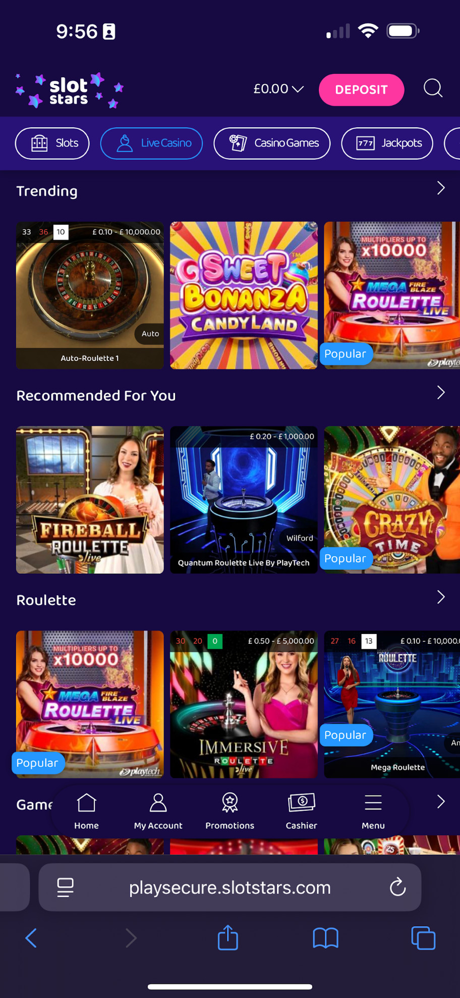 SlotStars casino review | £50 & 50 free spins welcome bonus | FIRST