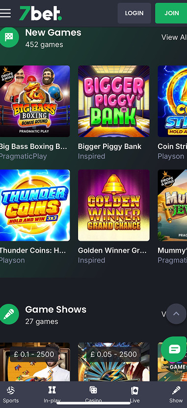 7bet gallery image 4