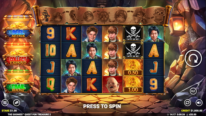 The Goonies: Quest for Treasure 2 slot released – features, RTP & free play demo