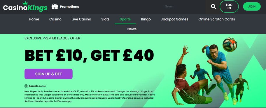 Casino Kings bookmaker review: Everything you need to know