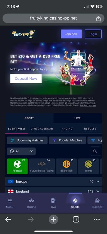 Fruity King bookmaker review UK: Everything you need to know