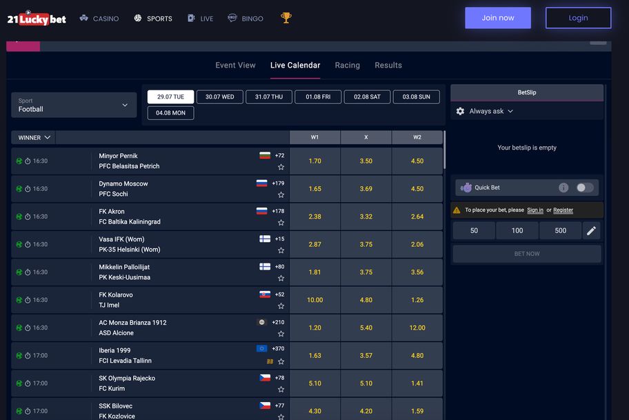 21Luckybet bookmaker review: Everything you need to know