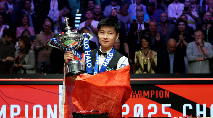 From outcast to outstanding, world snooker champion Zhao Xintong's rise to greatness after betting ban