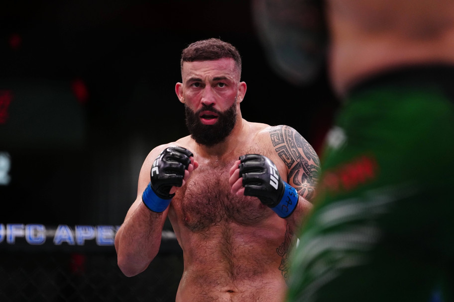 IMAGO&nbsp;Roman Dolidze in action against Marvin Vettori back in March 2025