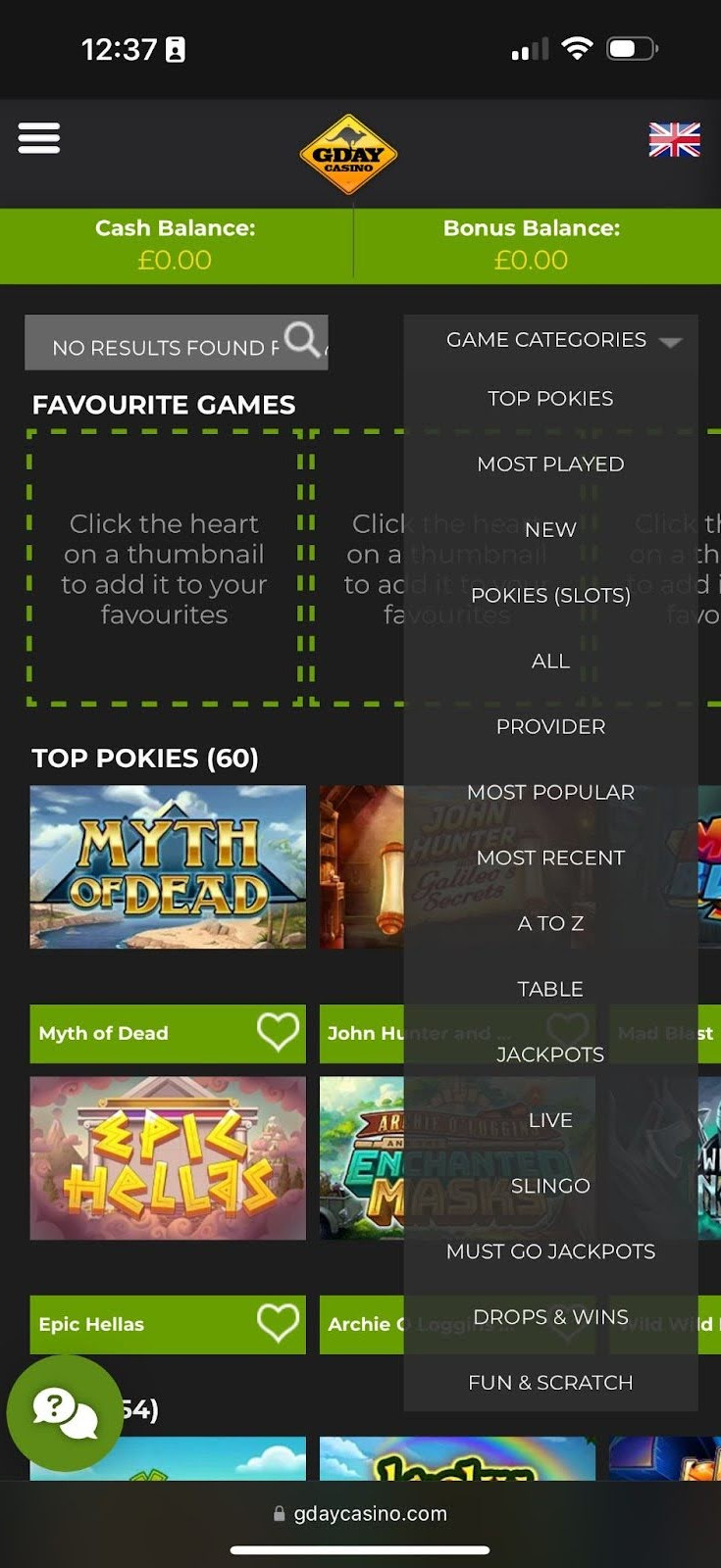 Gday Casino gallery image 7