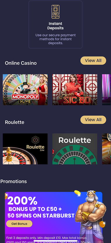 Jackpot Mobile Casino gallery image 4