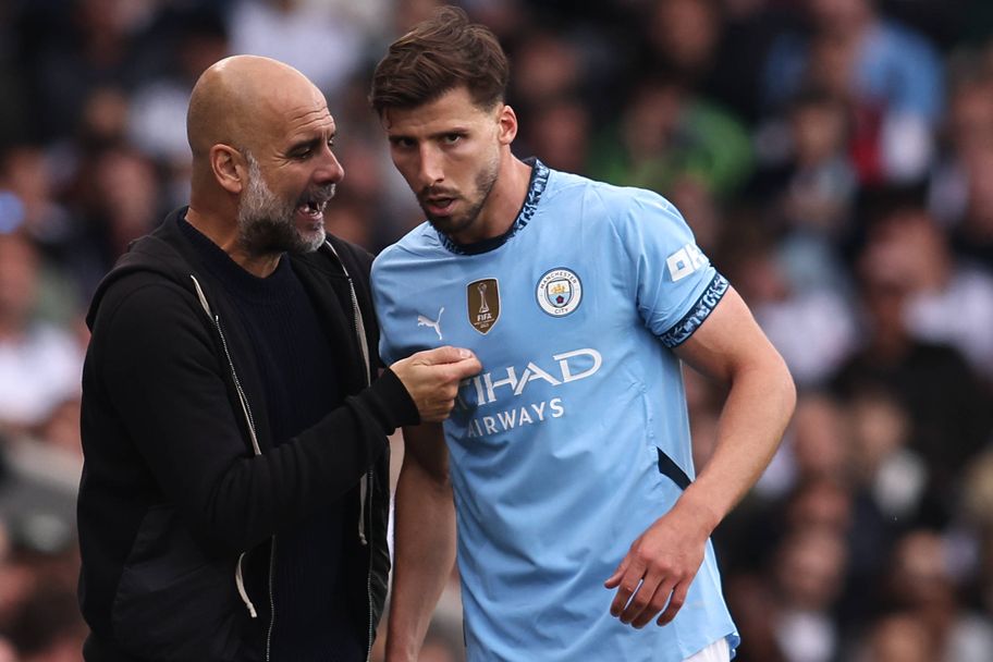IMAGO Pep Guardiola will hope his Manchester City side, led by defender Ruben Dias, see off Wydad with ease