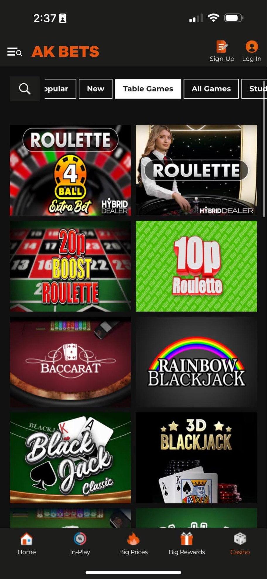 AK Bets casino review | Minimum 10 free spins after wagering £50