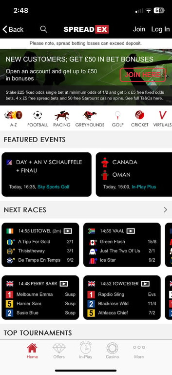 Spreadex gallery image 1