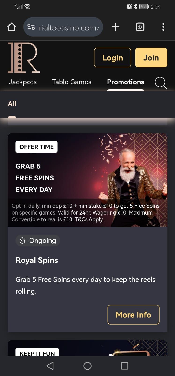  Rialto Casino Review | UK Players Will Find 2,650+ Games