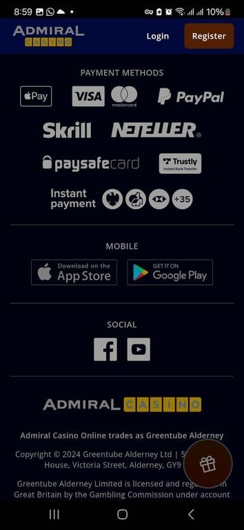 Admiral Casino review: Everything you need to know