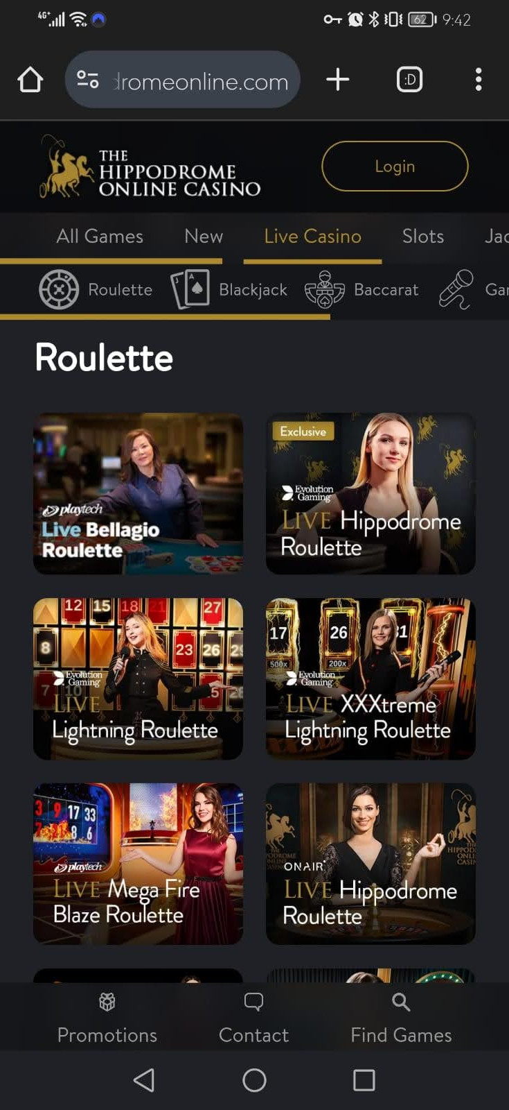 The Hippodrome Online Casino gallery image 7