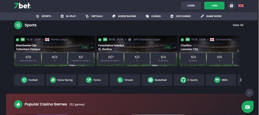 7bet Sports Review 2025: Bet £10, Get £10 in Free Bets