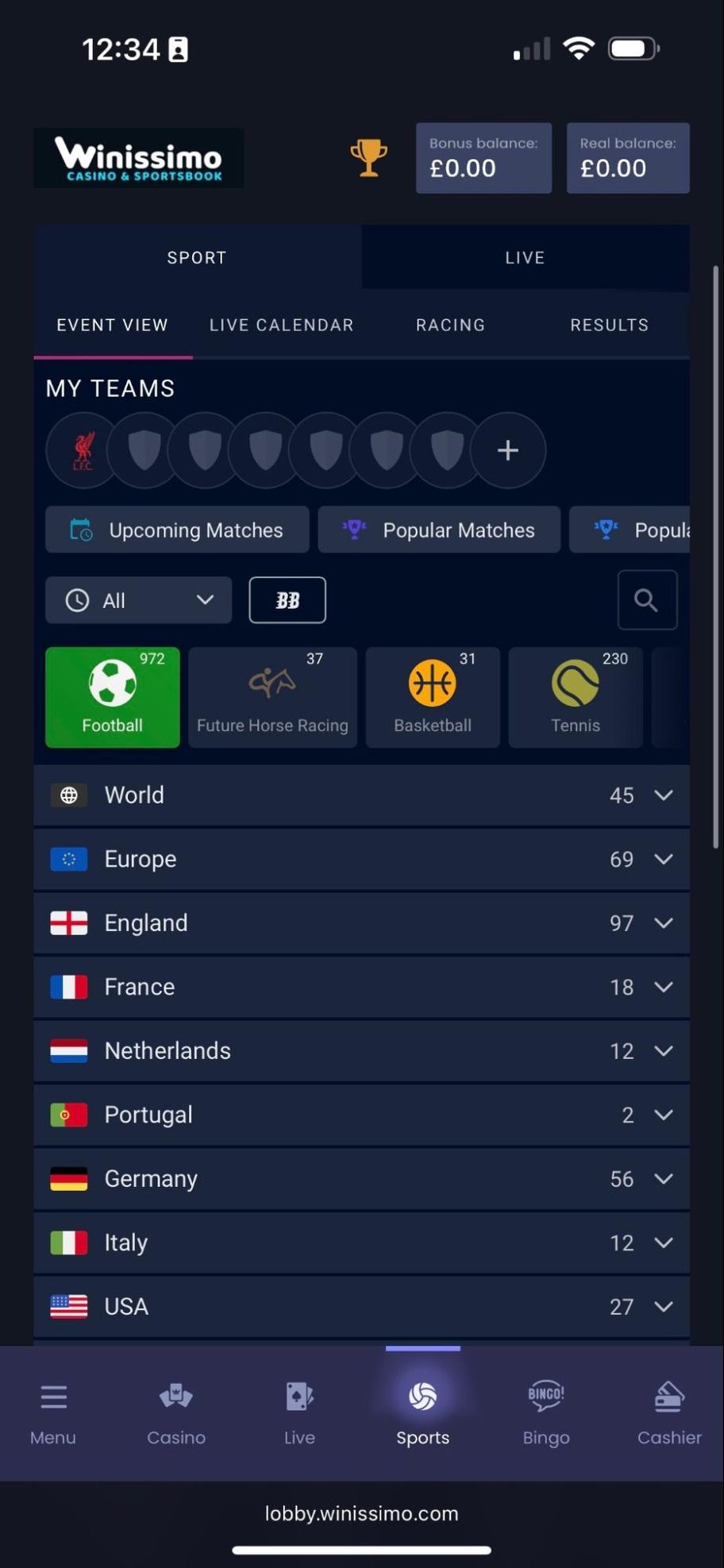 Winissimo bookmaker review: Everything you need to know